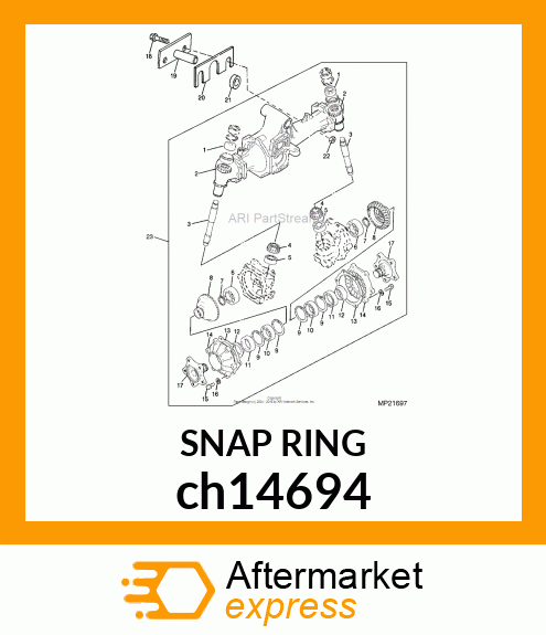 RING, INTERNAL SNAP ch14694