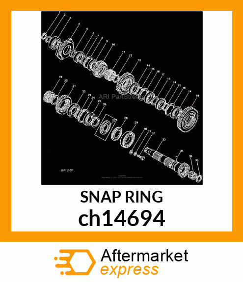 RING, INTERNAL SNAP ch14694