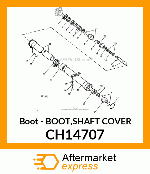 Boot - BOOT,SHAFT COVER CH14707