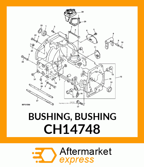 BUSHING, BUSHING CH14748