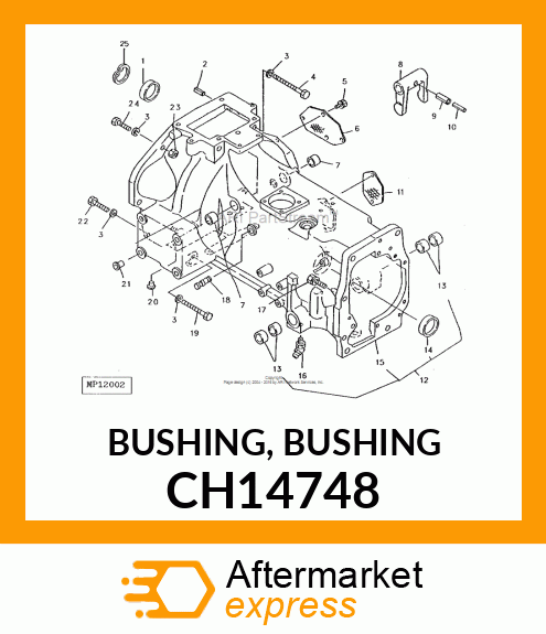 BUSHING, BUSHING CH14748