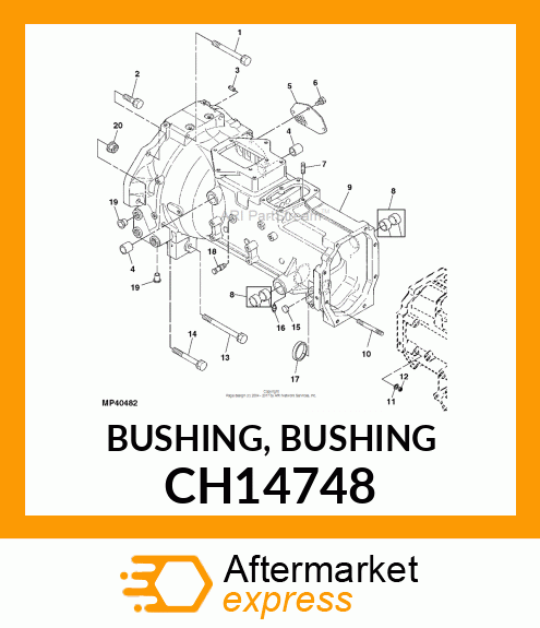 BUSHING, BUSHING CH14748