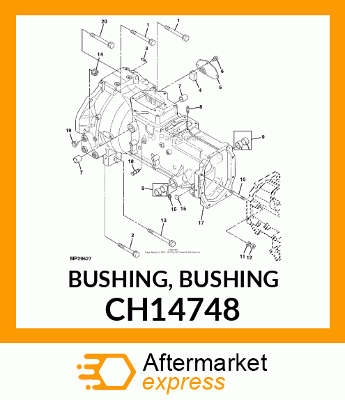 BUSHING, BUSHING CH14748