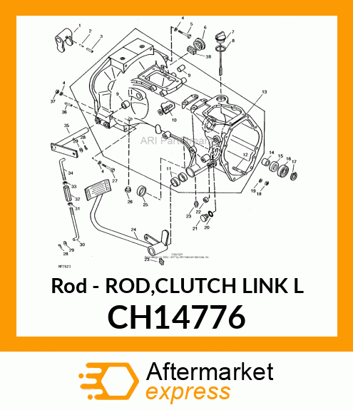 Rod - ROD,CLUTCH LINK L CH14776