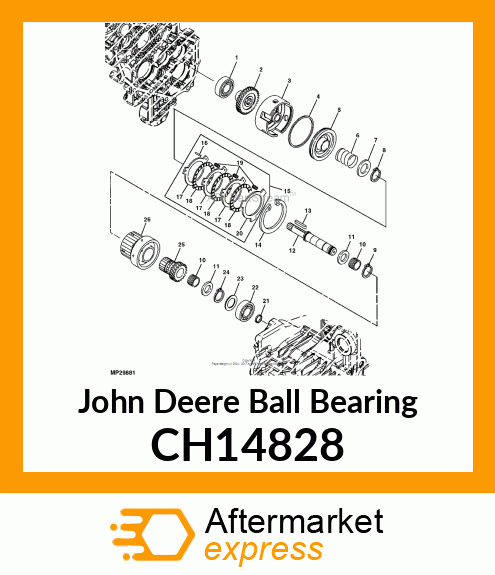 BEARING,BALL CH14828