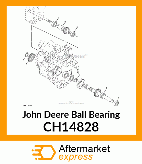 BEARING,BALL CH14828