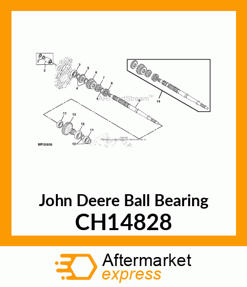 BEARING,BALL CH14828