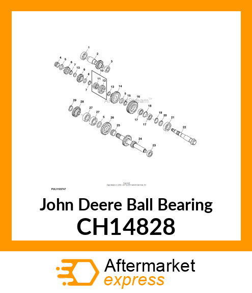 BEARING,BALL CH14828