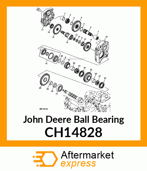 BEARING,BALL CH14828