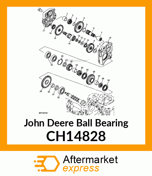 BEARING,BALL CH14828