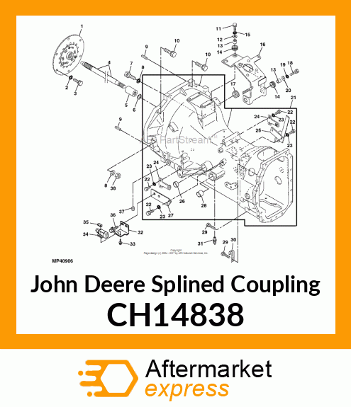 Splined Coupling CH14838