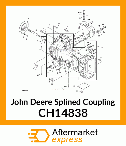 Splined Coupling CH14838