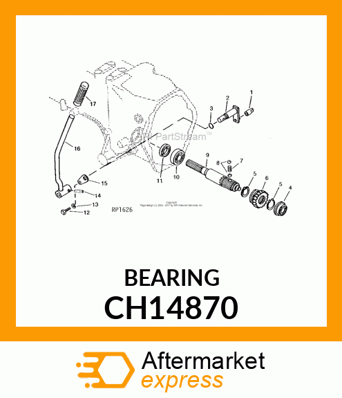 BEARING,BALL CH14870