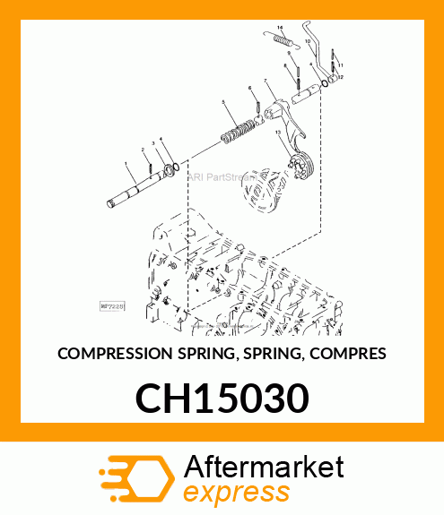 COMPRESSION SPRING, SPRING, COMPRES CH15030