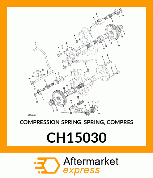 COMPRESSION SPRING, SPRING, COMPRES CH15030