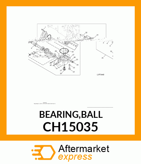 BEARING,BALL CH15035