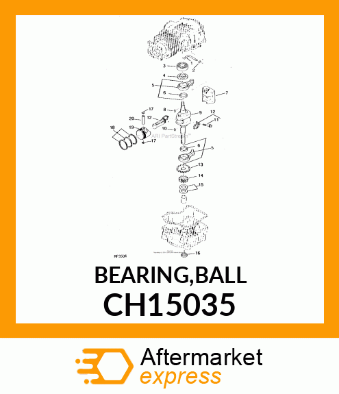 BEARING,BALL CH15035