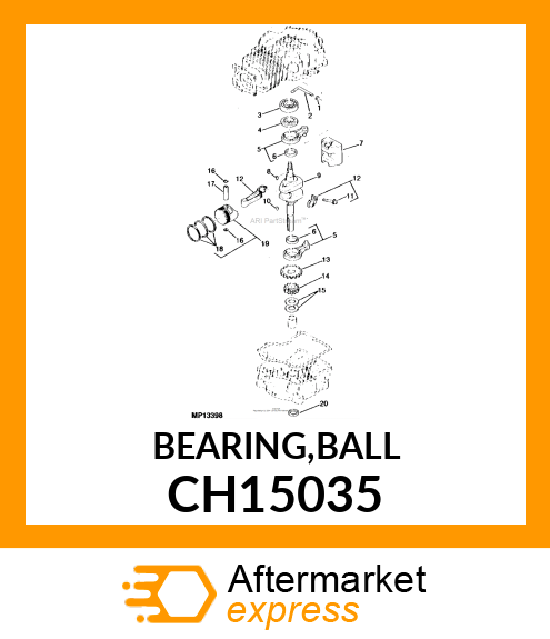 BEARING,BALL CH15035