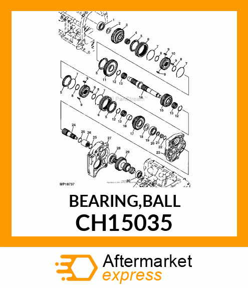 BEARING,BALL CH15035