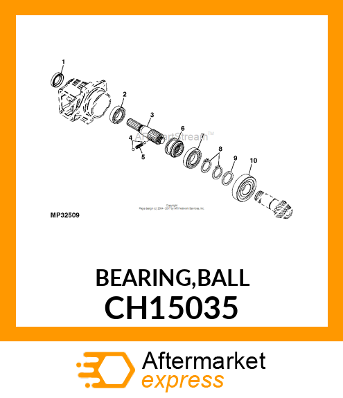 BEARING,BALL CH15035