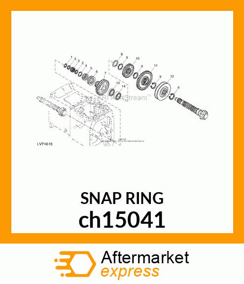 RING, EXTERNAL SNAP ch15041