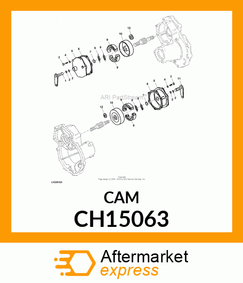 Cam - CAM,BRAKE LH,COMP CH15063