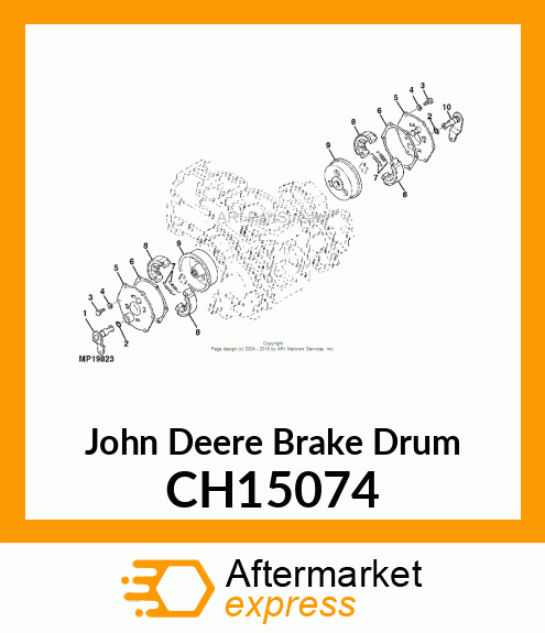 DRUM,BRAKE CH15074