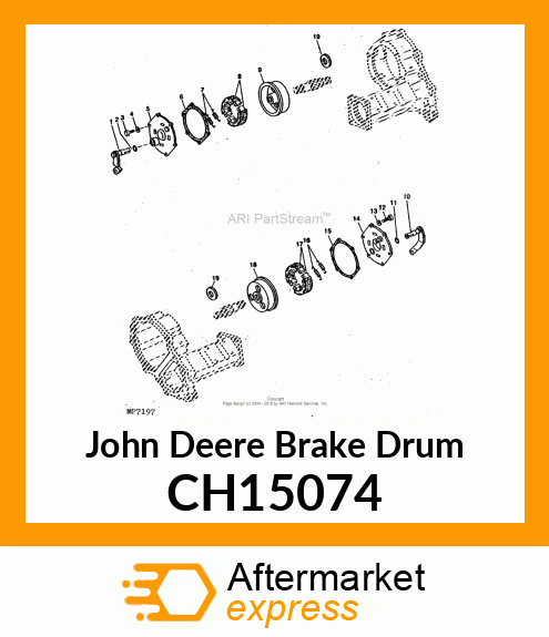 DRUM,BRAKE CH15074