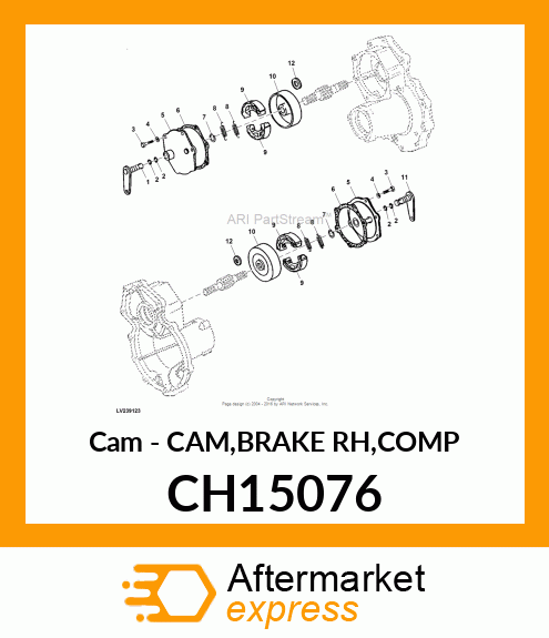 Cam - CAM,BRAKE RH,COMP CH15076