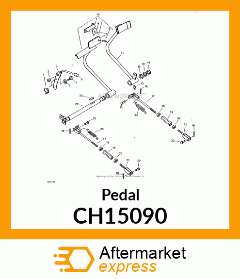 Pedal CH15090