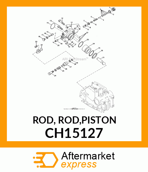 ROD, ROD,PISTON CH15127