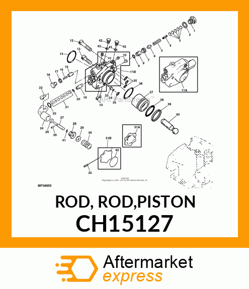 ROD, ROD,PISTON CH15127