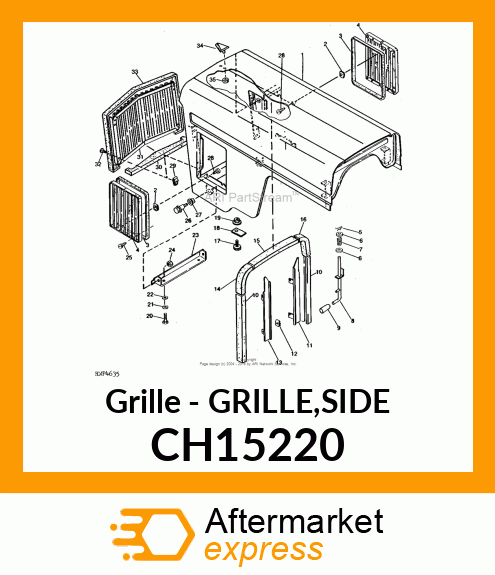 Grille - GRILLE,SIDE CH15220