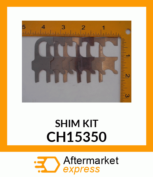 Spare part CH15350 + SHIM SET,CENTER PIN