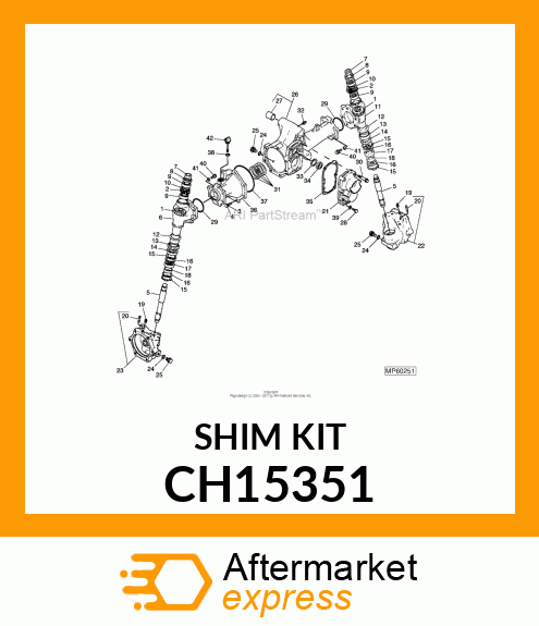 SHIM, SHIM SET,DIFFERENTIAL CARRIER CH15351