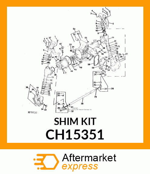 SHIM, SHIM SET,DIFFERENTIAL CARRIER CH15351