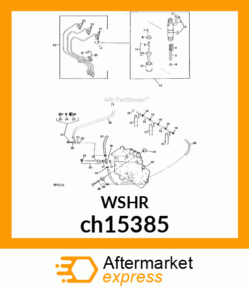 WASHER, WASHER, SEAL ch15385