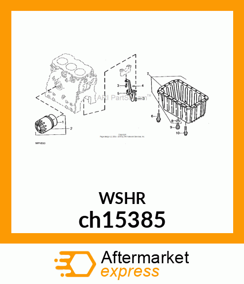 WASHER, WASHER, SEAL ch15385