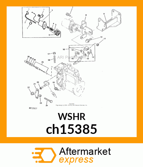 WASHER, WASHER, SEAL ch15385