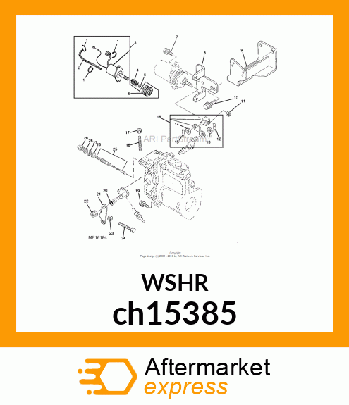 WASHER, WASHER, SEAL ch15385