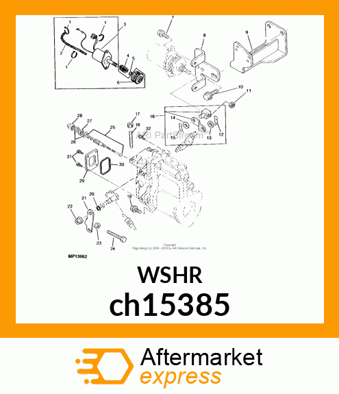 WASHER, WASHER, SEAL ch15385