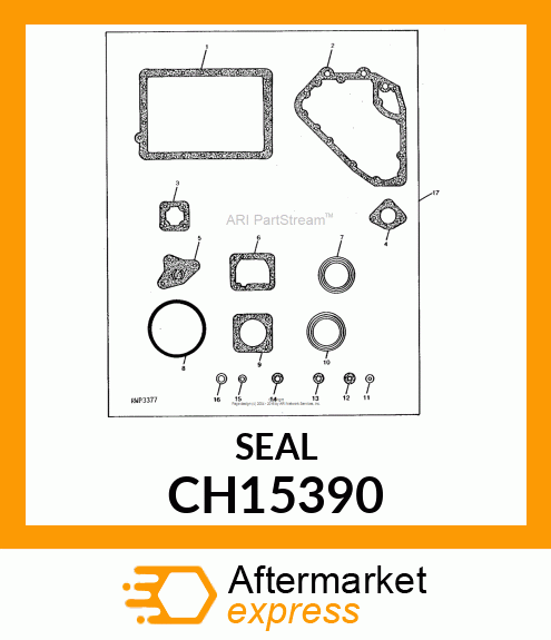 SEAL, OIL, CRANKSHAFT FRONT CH15390