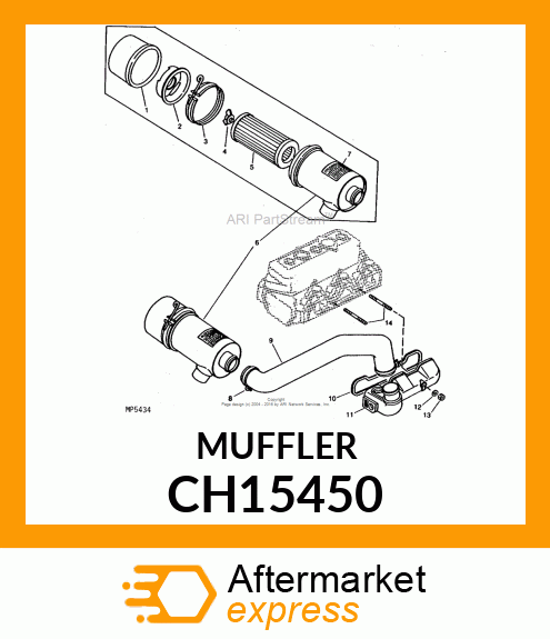 Air Cleaner - CLEANER, AIR, ASSY CH15450