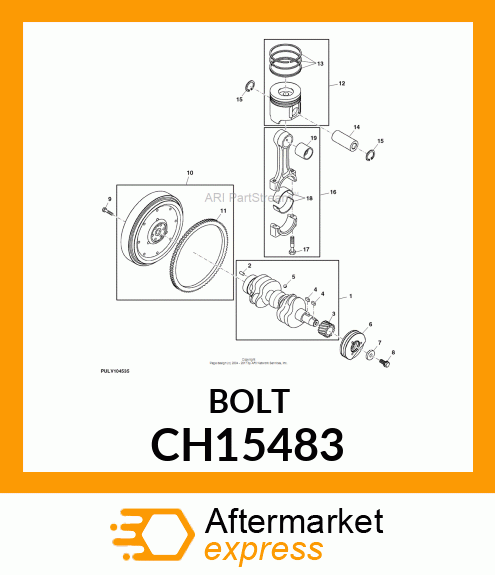 BOLT, CONNECTING ROD CH15483