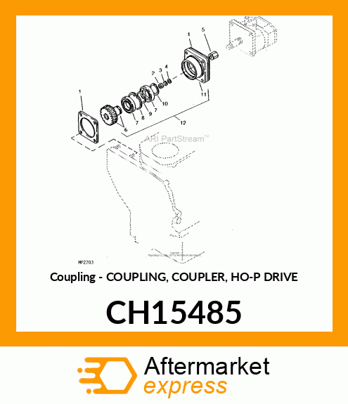 Coupling - COUPLING, COUPLER, HO-P DRIVE CH15485