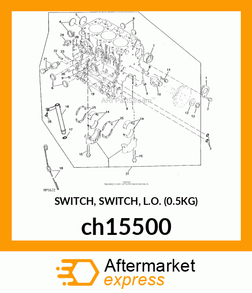 SWITCH, SWITCH, L.O. (0.5KG) ch15500