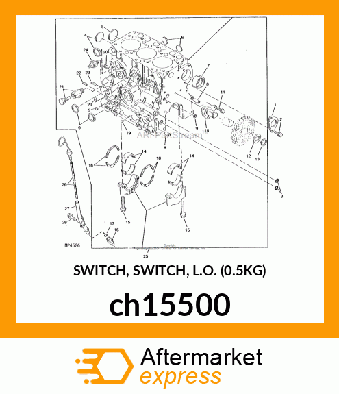 SWITCH, SWITCH, L.O. (0.5KG) ch15500