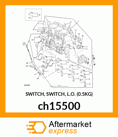 SWITCH, SWITCH, L.O. (0.5KG) ch15500