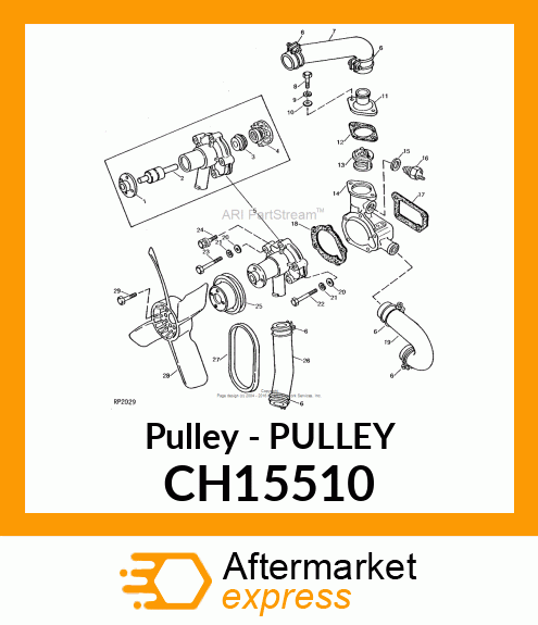 Pulley - PULLEY CH15510