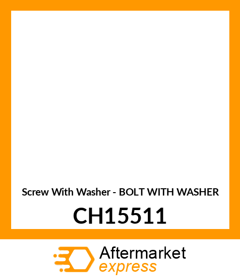 Screw With Washer - BOLT WITH WASHER CH15511